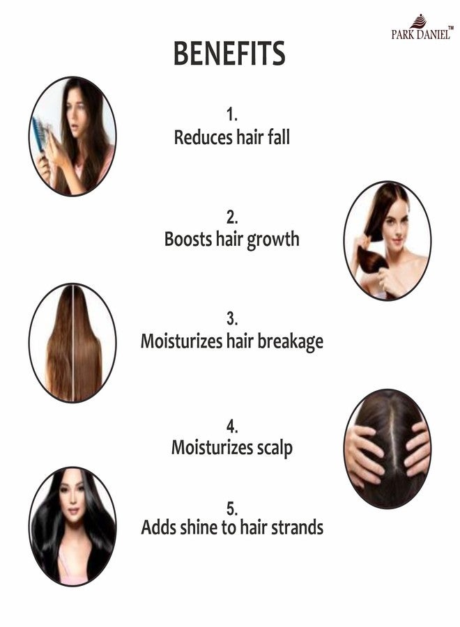 Park Daniel Anti-Hair Fall Hair Oil | Non Sticky Hair Oil | Promotes Hair Growth | Prevents Hair Fall | Made with Bhringraja & Amla | For Women & Men Pack of 1 of 100 ML - Image 5