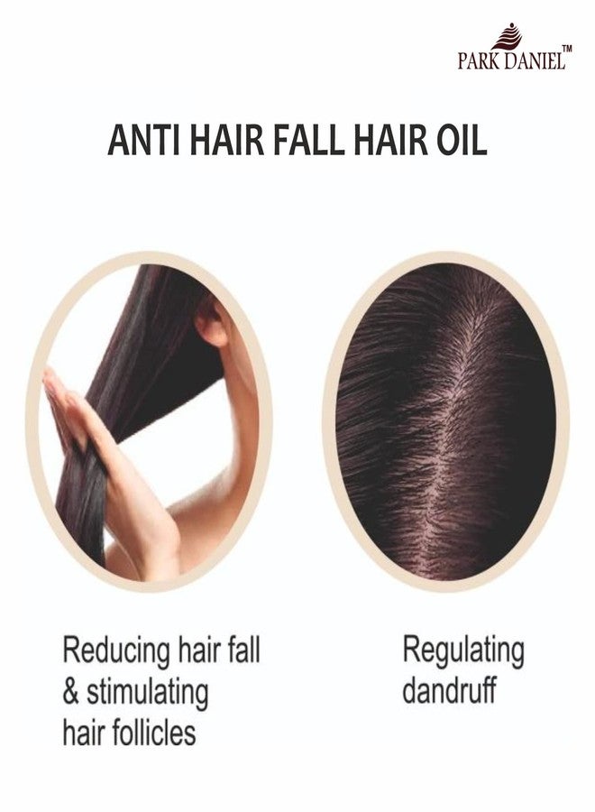 Park Daniel Anti-Hair Fall Hair Oil | Non Sticky Hair Oil | Promotes Hair Growth | Prevents Hair Fall | Made with Bhringraja & Amla | For Women & Men Pack of 1 of 100 ML - Image 3