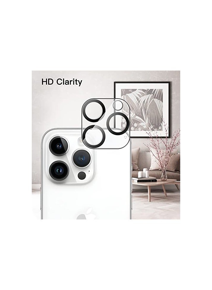 JETech Full Coverage Screen Protector for iPhone 14 Pro 6.1-Inch with Camera Lens Protector, Tempered Glass Film, HD Clear, 2-Pack Each - Image 4