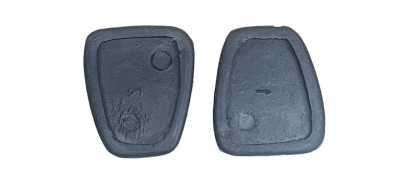 Auto-Ex Clutch Brake Paddle Rubber Cover Pedal Pad Rubber Compatible/Replacement For Honda Amaze/BR-V/Brio/City/Jazz (2 Pieces)