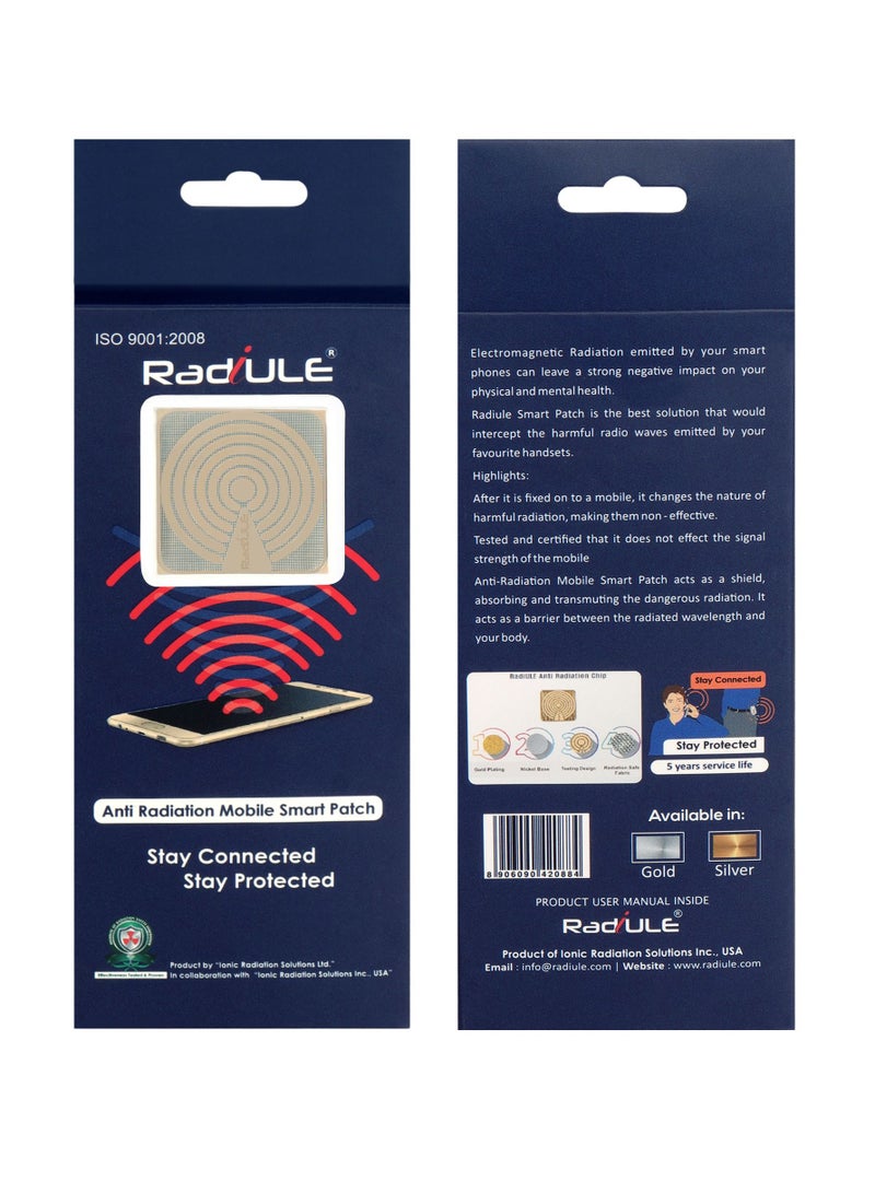 RadiULE Radiule Anti Radiation Mobile And Electronic Gadget Patch Or Accessory For Health Safety Gold  - Image 1