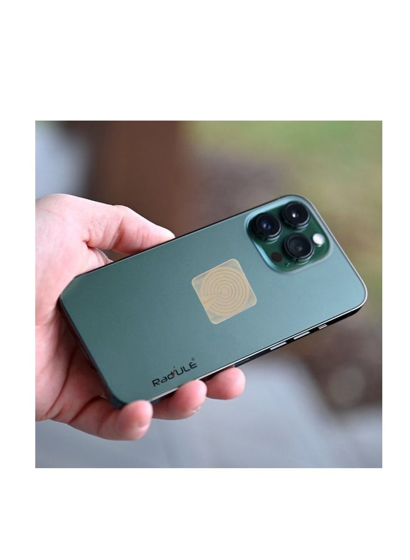 RadiULE Radiule Anti Radiation Mobile And Electronic Gadget Patch Or Accessory For Health Safety Gold  - Image 3