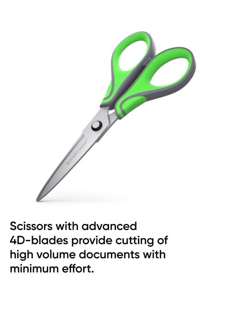 Scissors Megapolis, 16.5 сm, gray-green (blister 1 pc) - pzsku/ZD6E0E9079891B8243C31Z/45/1741762222/fee70a10-76b1-4cd9-aee0-cf9edad4ab47