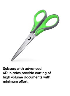 ErichKrause Scissors Megapolis, 16.5 сm, gray-green (blister 1 pc)  - Image 5