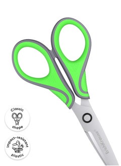 ErichKrause Scissors Megapolis, 16.5 сm, gray-green (blister 1 pc)  - Image 3