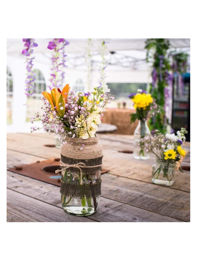 Y&D Jute Twine 1000Feet 2mm 3Ply Natural String Crafts Twine Long Rope Durable Packing for Floristry DIY Crafts Gift Wrapping, Packing Gardening and Wedding (Brown) - Image 2