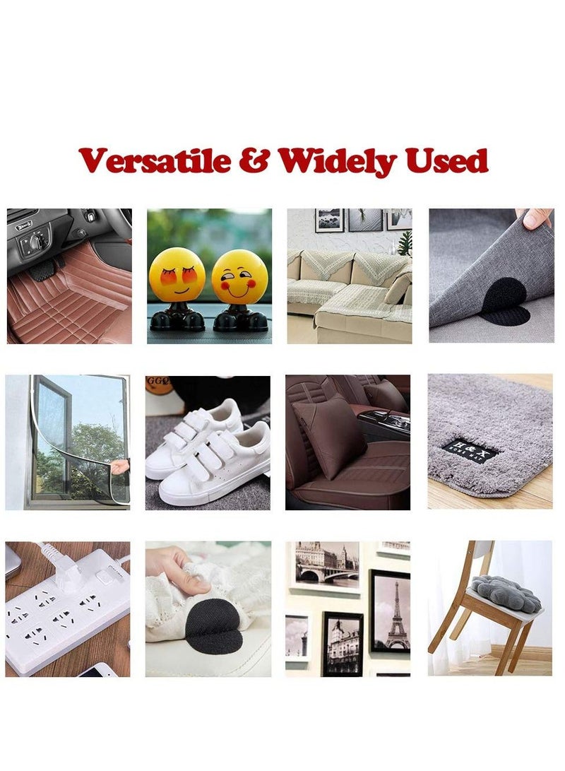 SYOSI 32 Pairs 6CM Self Adhesive Round Sticky Pads with Heavy Duty Adhesive Hook Loop Strip Mounting Tape for Home Deco Office School Outdoor - Image 4