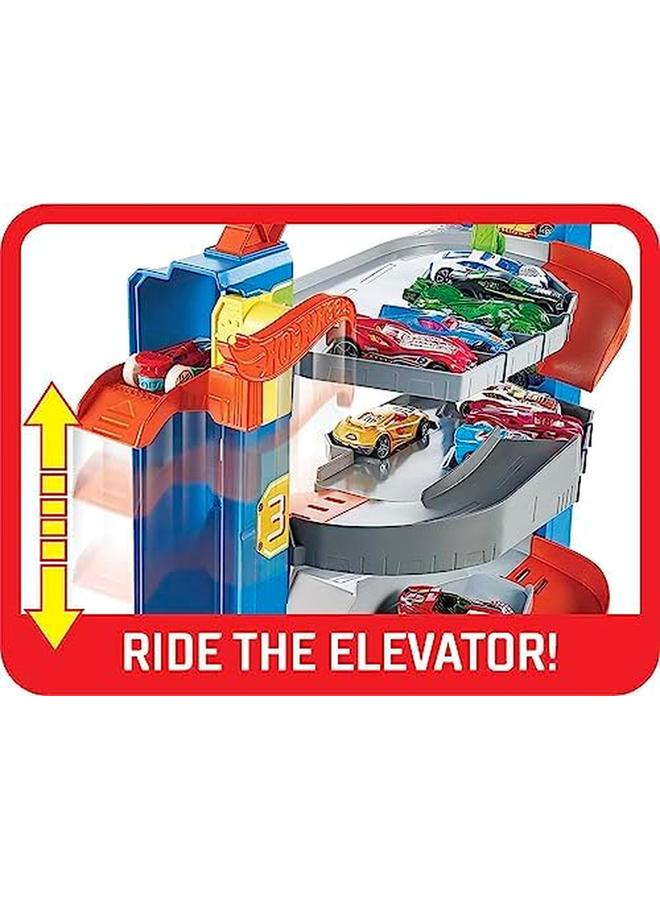 Hot Wheels City Stunt Garage Play Set Gift Idea For Ages 3 To 8 Years - Image 4