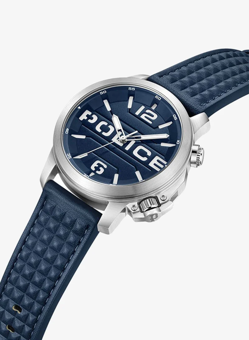 Police  Men Analog Round Shape Leather Wrist Watch PEWJD0021702 - 44 Mm for Men | Best Price UAE