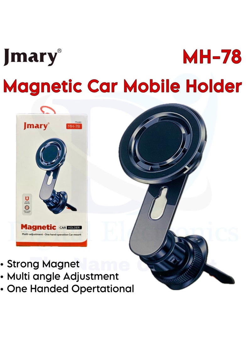 Jmary MH-78 Premium Quality Strong Magnetic Car Holder For Mobiles - Image 2