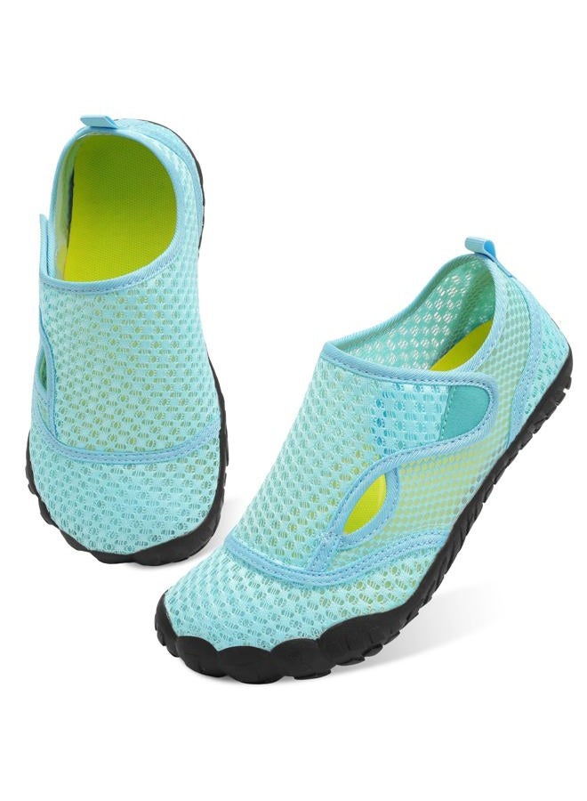 Centipede Demon Swim Water Shoes for Women Men Quick Dry Barefoot Aqua Sneakers Shoe for Beach Hiking Diving Boating River Outdoor Water Sports, Ty2 Mesh Blue, 8.5 Women/7.5 Men - Image 1