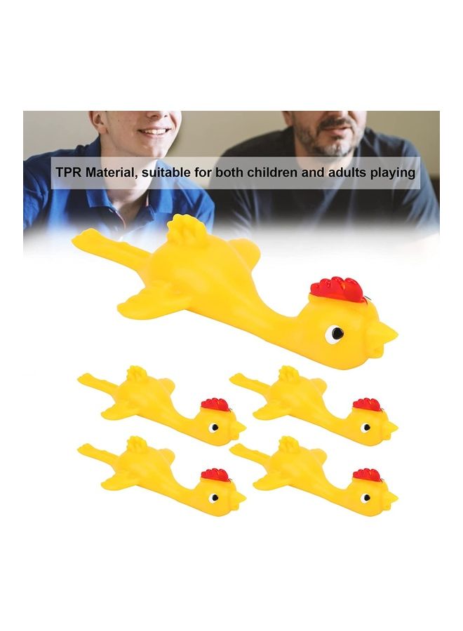 NIBEMINENT 5-Piece Slingshot Chicken Rubber Flick Toy  - Image 3