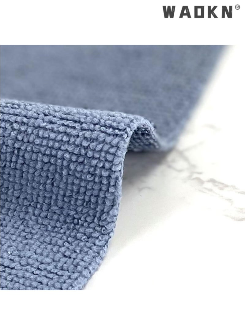 WAOKN Eco-Friendly Microfiber Cleaning Cloths Set - Reusable, Lint-Free Terry Towels, Compact 7.9x7.9 Inches, 20-Piece Box, Versatile for Home, Kitchen & Auto Detailing, Borderless Design for Seamless Cleaning - Image 5