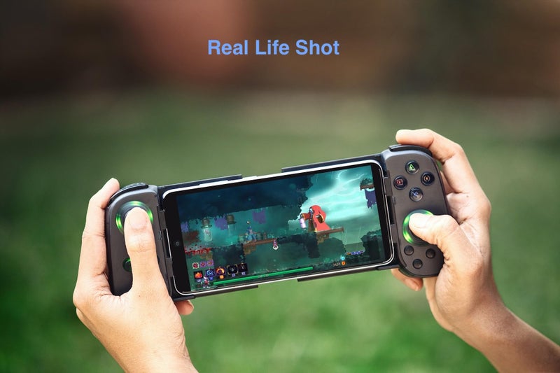 Ninjadog Astra One Ultra Hall Effect Mobile Game Controller | Zero-Drift Joysticks | USB-C Charging |Android iOS Switch PC Mac | Smartphone Gamepad | Telescopic Grip | White - Image 3