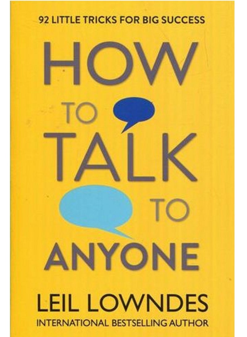 How To Talk To Anyone - Paperback English by Leil Lowndes 