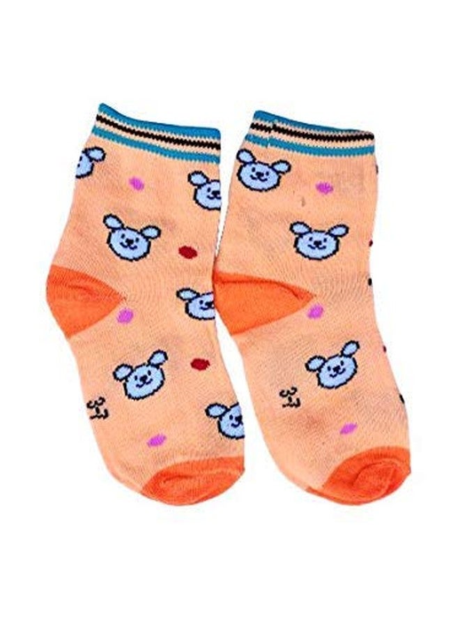 Niue Soft Cotton Socks for Baby Girls and Baby Boys (Multicolour, Pack of 6) - Image 3