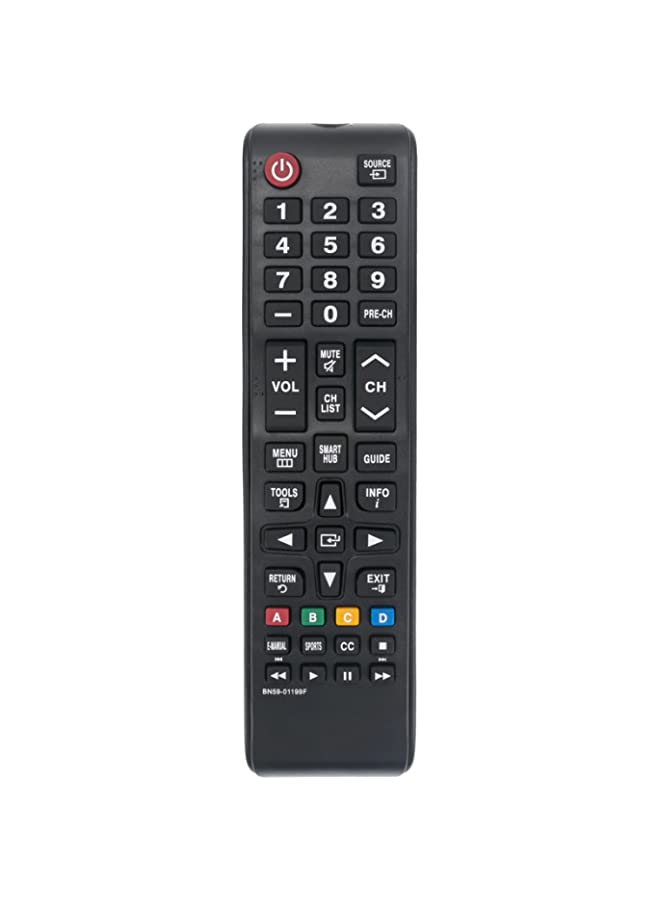 HuHa BN59-01199F Replacement Remote fit for Samsung TV UN32J4500AF UN32J5205AF UN60J6200AF UN60J6200AFXZA UN60J620DAF UN60J620DAFXZA UN60JU6400F UN60JU6400FXZA UN32J4500AF