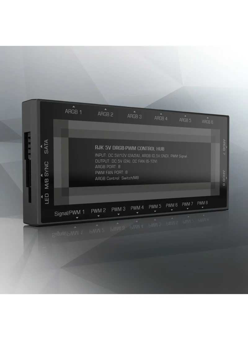 Raijintek RJK 5V Argb-Pwm Fan Controller 8 Port Pwm + 8 Port Argb Port (0R40B00225)