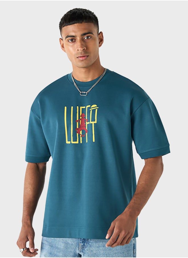SP Characters Printed Crew Neck T-Shirt  - Image 1