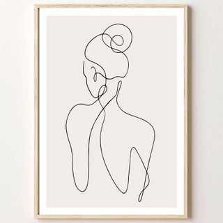 Woman Line Drawing Art Print Minimalist Feminine Line Wall Art Female Body Print Poster Modern Body Line Art Minimalist Abstract Prints Black White and Beige Poster for Bedroom16x24in No Frame - pzsku/ZD6E1A0D2A84B4078114CZ/45/1749718115/4e798326-71cb-4319-9f58-425d54d537ed