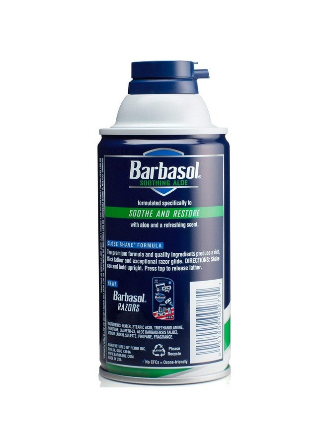 Barbasol Arbasol Shave Cream Soothing Aloe 10 Oz 2 Pk - Image 3