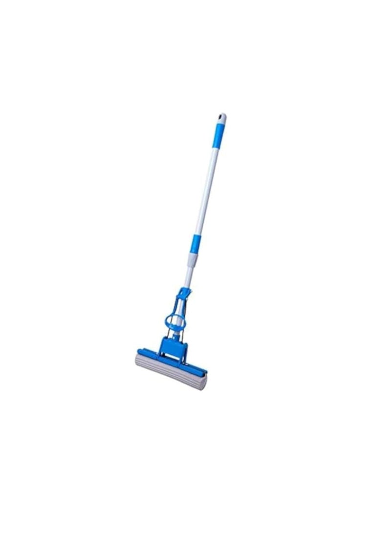 Terabyte Magic Mop Blue Super Squeeze Home Cleaning Squeeze mop 78cm-102cm telescopic metal handle 27cm PVA head can be replaceable - Image 2