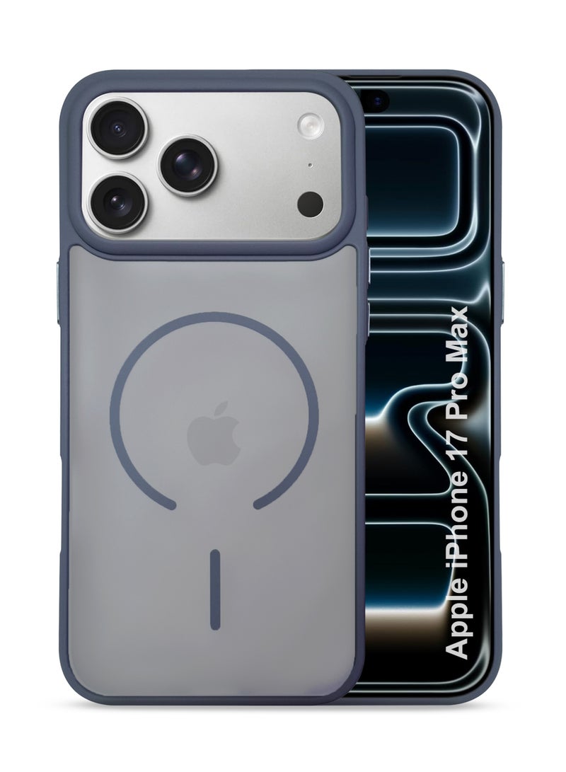 جراب MagSafe لهاتف Apple iPhone 17 Pro Max، غطاء خلفي مغناطيسي، مقاوم للاصفرار والصدمات، غطاء هاتف نحيف مزود بمغناطيس قوي لهاتف Apple iPhone 17 Pro Max - Image 1