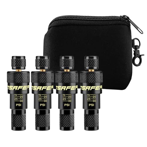 ATsafepro Tire Deflator, 10-30PSI Adjustable Auto-Stop Tire Deflators Offroad Accessories, Air Down Tire Deflators Kit Tool for Rapid Deflator Off Road 4x4 Various Vehicles (Pack of 4) - Image 1