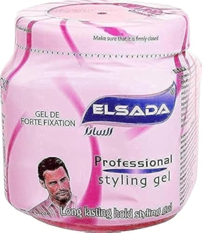 El Sada Hair Gel Pink For Unisex - 500ml