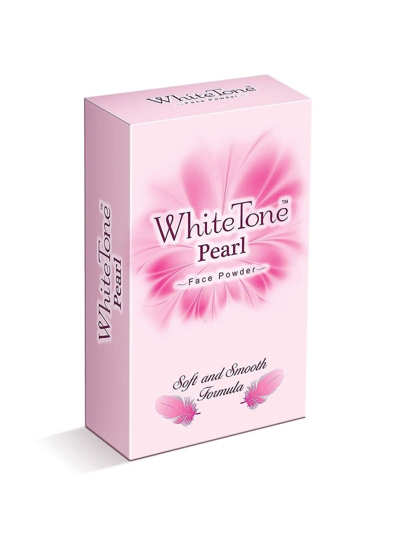 White Tone بودرة الوجه فوك بيضاء 75 جرام، 14.4 × 7.2 × 3.6 سم