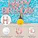 Shappy 20 Happy Birthday Pool Large Floating Letter Balloons with Adhesive Dots Inflatable Pool Decorations for Summer Birthday PartyRose Gold - Image 4