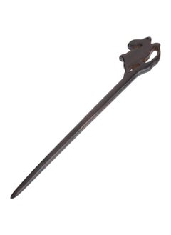 Lurrose Wooden Hair Stick Chinese Retro Rabbit Hair Pin Vintage Chinese Wooden Hairpins Japanese Hair Stick Hair Chopsticks Hair Fork for Women and Girls Bun Hairstyles Black
