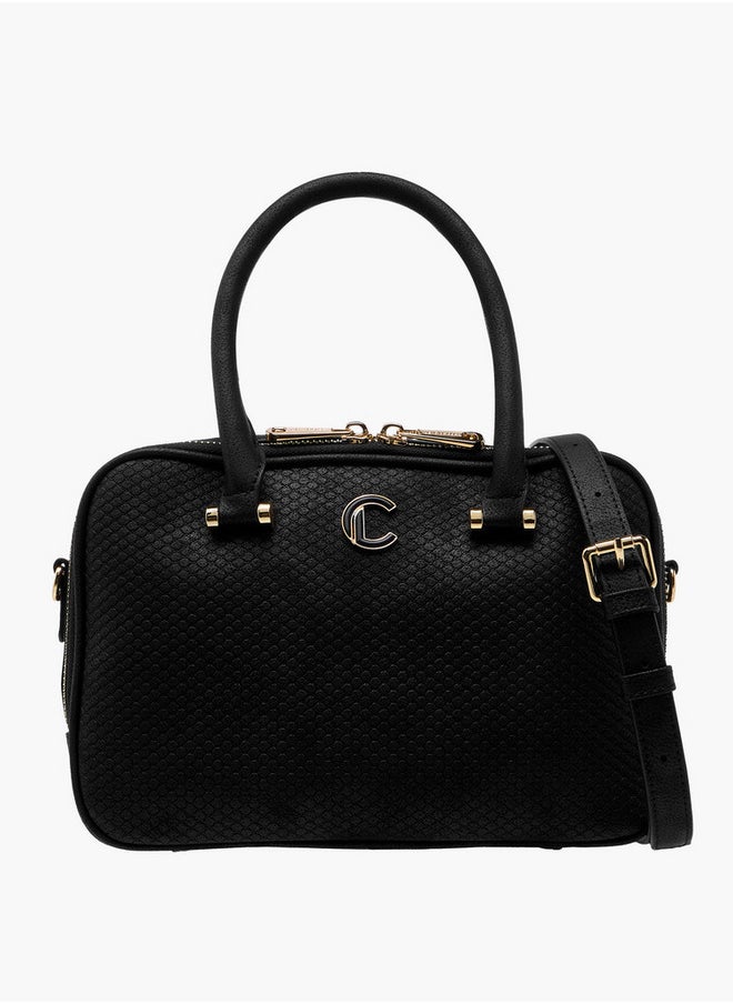 Le Confort Women's Quilted Tote Bag with Double Handle and Zip Closure  - Image 1