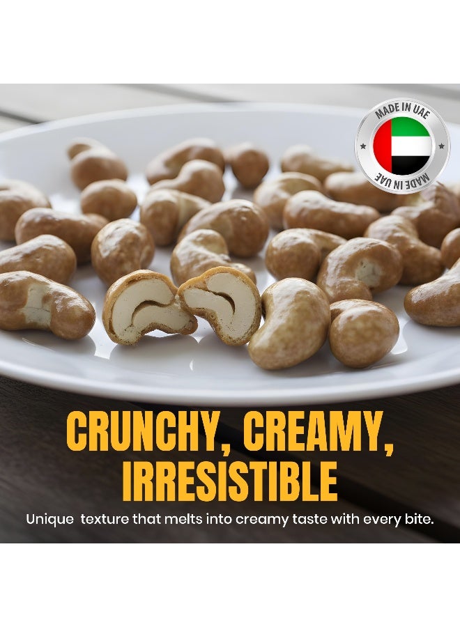 Karish Cashew Caramel Dragee 50g – Crunchy Sweet Nut Snack – Made in UAE – Premium Cashews Coated in Caramel - Image 3