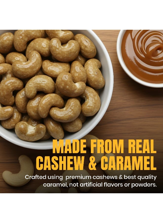 Karish Cashew Caramel Dragee 50g – Crunchy Sweet Nut Snack – Made in UAE – Premium Cashews Coated in Caramel - Image 2