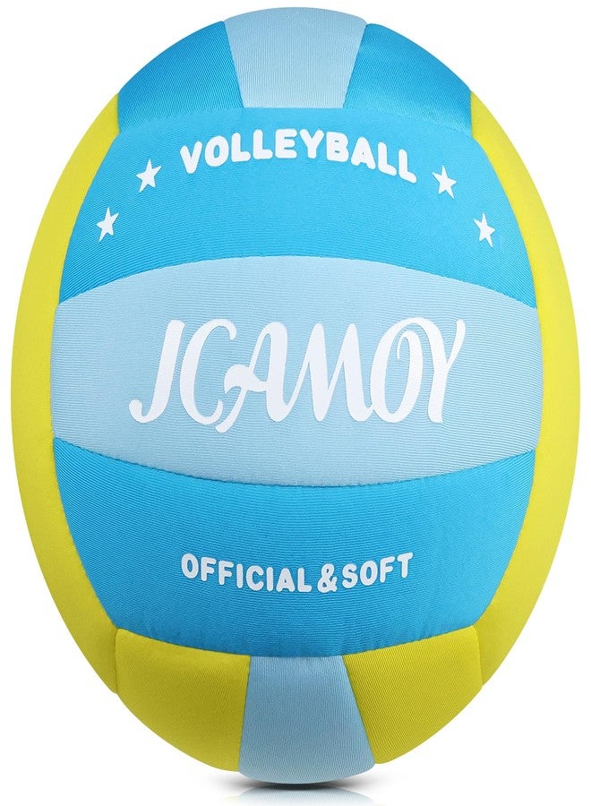 تتميز كرة الطائرة الداخلية الناعمة من JCAMOY بملمس ناعم وأملس مقاوم للوبر. وهي ذات حجم قياسي وآمنة وهادئة، مما يجعلها الخيار الأمثل للتدريب أو المباريات أو كهدية. - Image 1