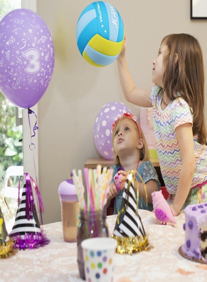 تتميز كرة الطائرة الداخلية الناعمة من JCAMOY بملمس ناعم وأملس مقاوم للوبر. وهي ذات حجم قياسي وآمنة وهادئة، مما يجعلها الخيار الأمثل للتدريب أو المباريات أو كهدية. - Image 3