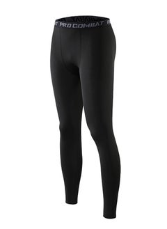 DAREU Men's Compression Pants Workout Athletic Leggings Running Gym Tights  - Image 1