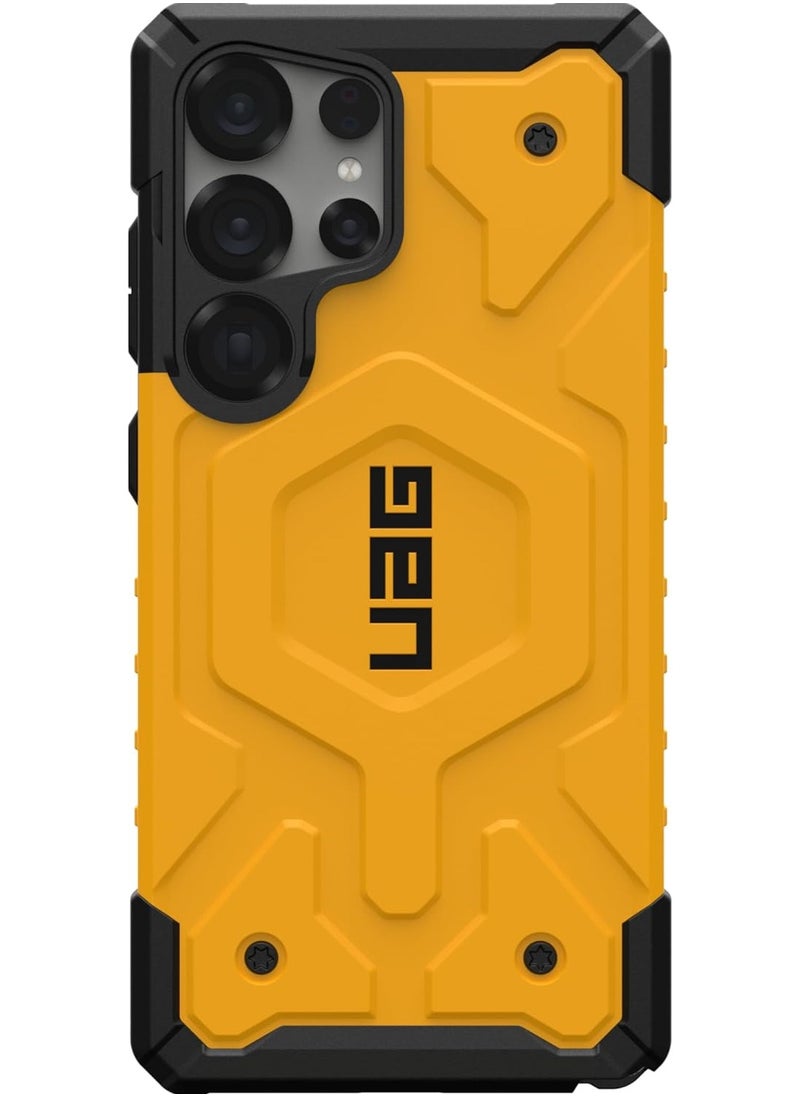 Urban Armor Gear - UAG Pathfinder Pro MagSafe for Samsung Galaxy S25 ULTRA Case Cover [18 Feet Drop tested] - Heritage Yellow - Image 1