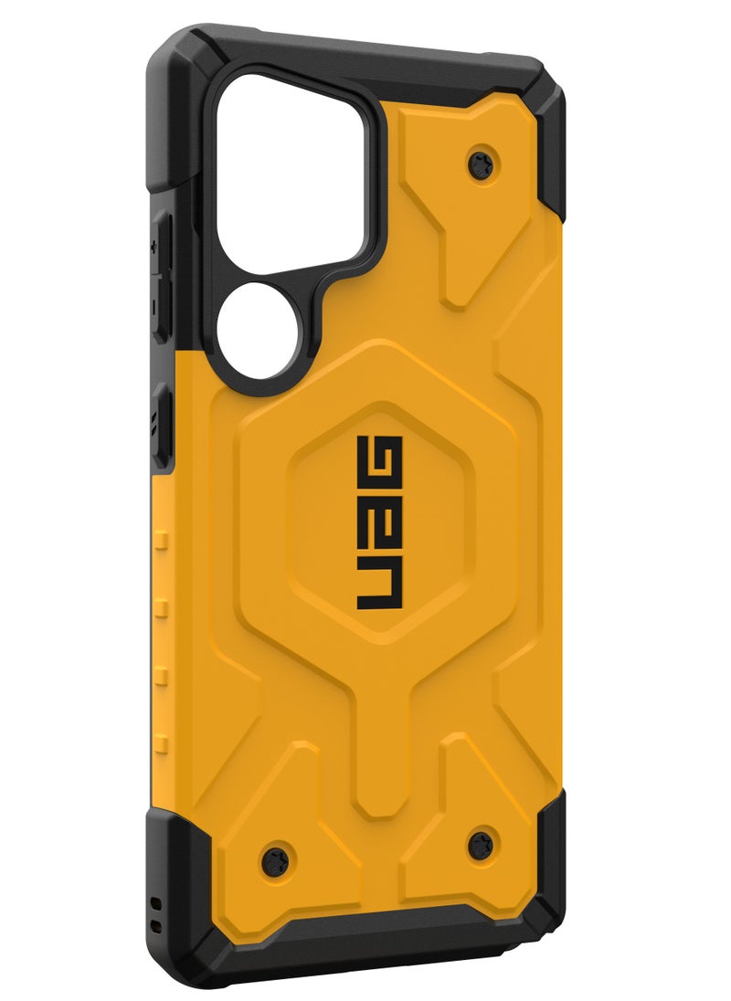 Urban Armor Gear - UAG Pathfinder Pro MagSafe for Samsung Galaxy S25 ULTRA Case Cover [18 Feet Drop tested] - Heritage Yellow - Image 1