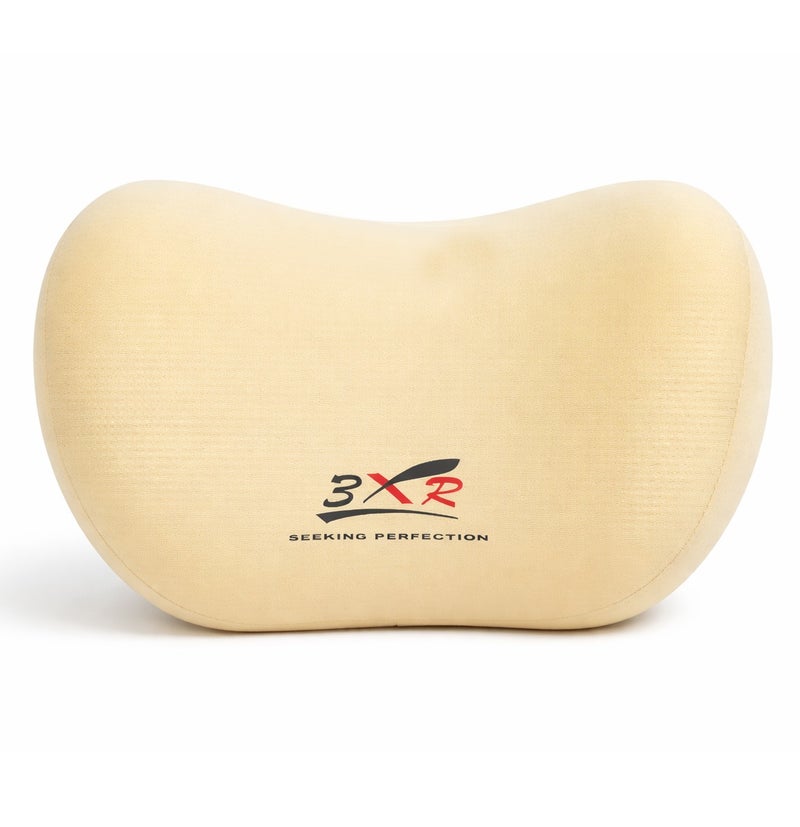 3 اكس ار وسادة دعم الرقبة للسيارة - مسند رأس من الإسفنج الذكي (Memory Foam) - وسادة دعم عنقي بتصميم مريح - قماش ناعم ومسامي - مسند رأس لمقاعد السيارات ومكاتب العمل والسفر - لتخفيف الألم ودعم القيادة - مقاس موحد (يناسب الجميع) - اللون: أسود - الموديل 5697 - Image 1