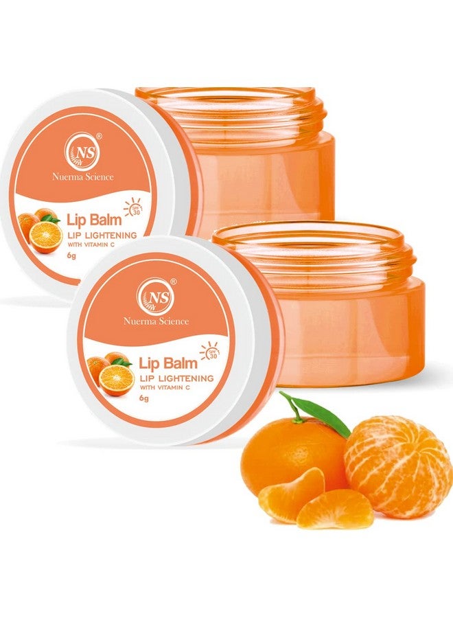 Nuerma Science Vitamin C Lip Balm For Lip Lightening & Moisturizing (Pack Of 2, 6 Gm Each, 12 Gm, White) - Image 1