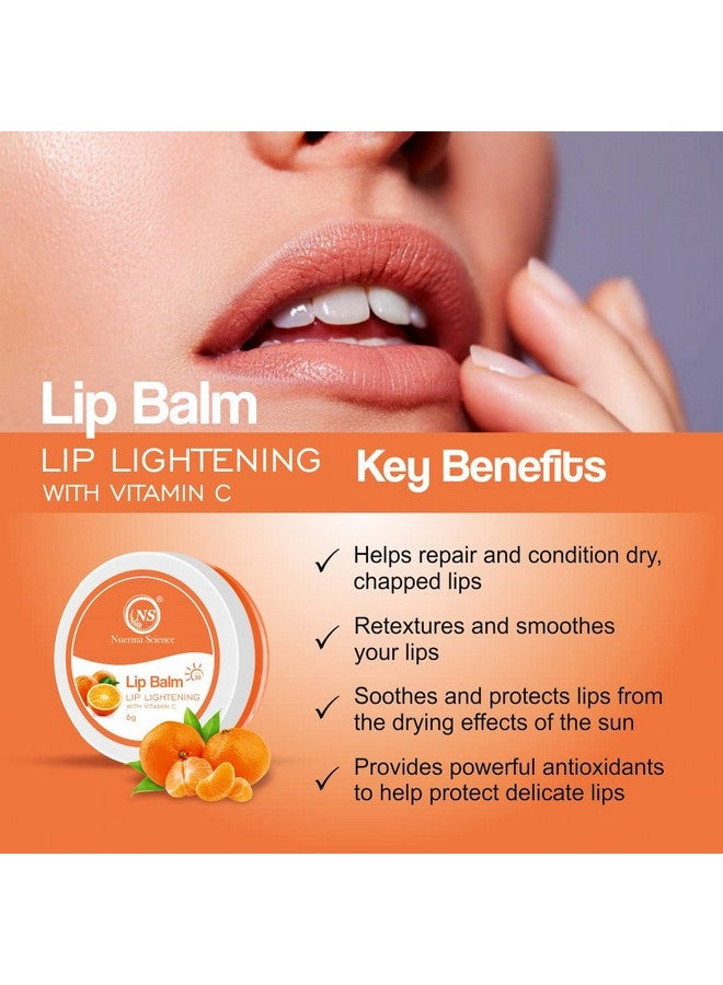 Nuerma Science Vitamin C Lip Balm For Lip Lightening & Moisturizing (Pack Of 2, 6 Gm Each, 12 Gm, White) - Image 2