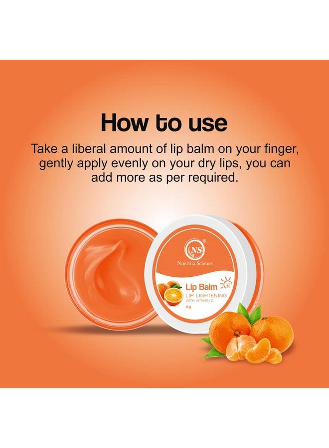 Nuerma Science Vitamin C Lip Balm For Lip Lightening & Moisturizing (Pack Of 2, 6 Gm Each, 12 Gm, White) - Image 3