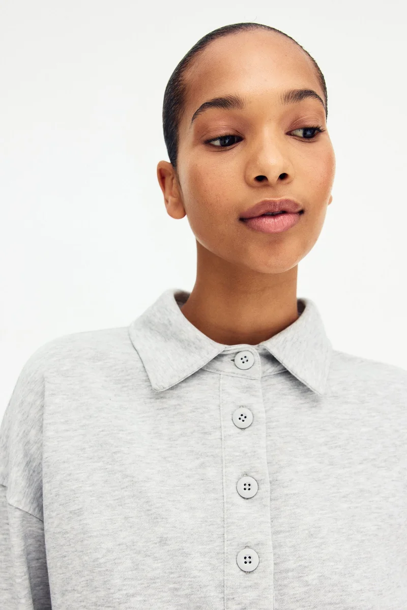 H&M Collared sweatshirt