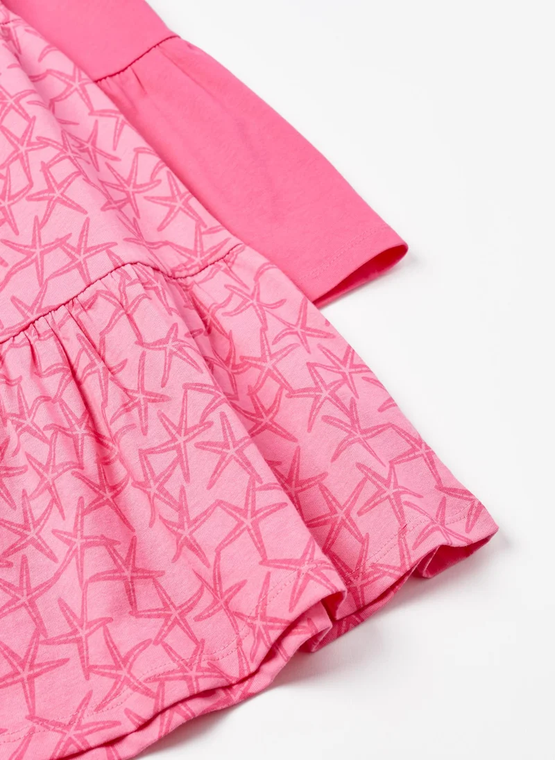 Zippy Pack 2 Cotton Dresses for Girls 'Starfish'