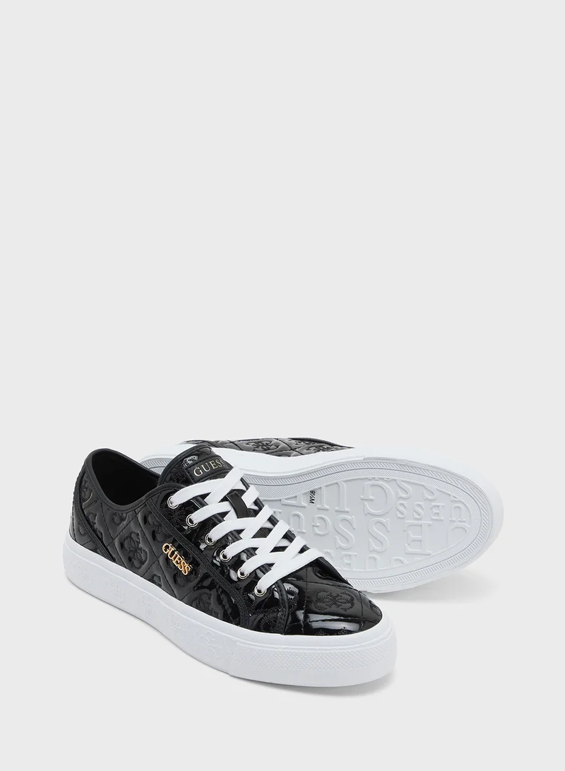 GUESS Lace Up Low Top Sneakers