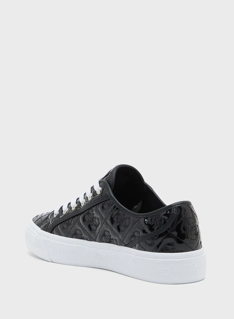 GUESS Lace Up Low Top Sneakers