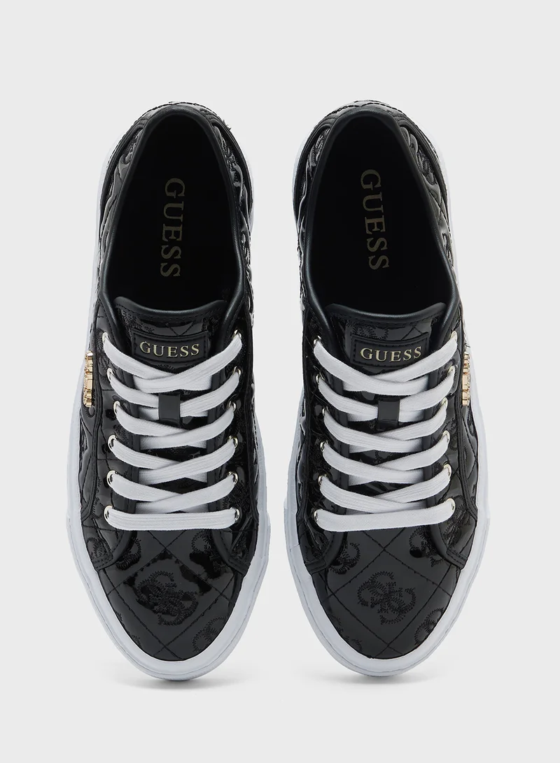 GUESS Lace Up Low Top Sneakers