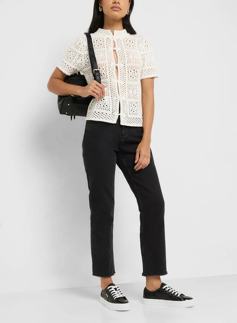GUESS Lace Up Low Top Sneakers